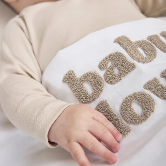 Meyco Baby Love Wiegenlaken - 75 x 100 cm - Sand Melange