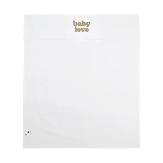 Meyco Baby Love Wiegenlaken - 75 x 100 cm - Sand Melange