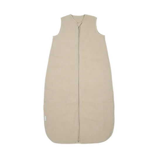 Meyco Baby Gefütterter Schlafsack - Uni Vorgewaschenes Hydrophil - 60 cm - Sand