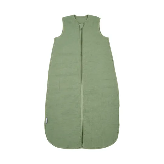 Meyco Uni Baby Schlafsack gefüttert - vorgewaschenes Hydrophil - Olivgrün - 70 cm