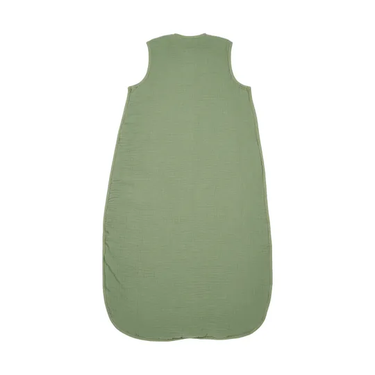 Meyco Uni Baby Schlafsack gefüttert - vorgewaschenes Hydrophil - Olivgrün - 70 cm