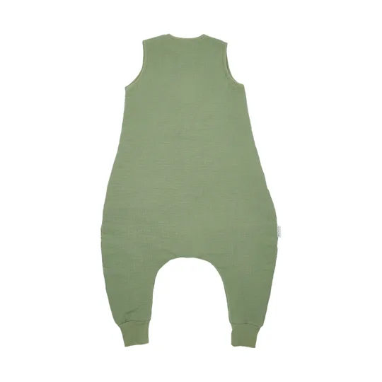 Meyco Baby Schlafsack Jumper Winter Hydrophil Uni - Vorgewaschen Olive Green - 92 cm