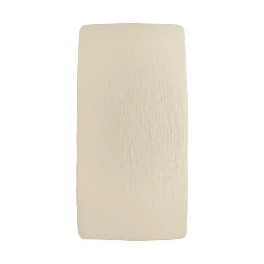 Meyco Baby Uni Spannbettlaken Babybett - 60 x 120 cm - Pre-Washed Hydrophil