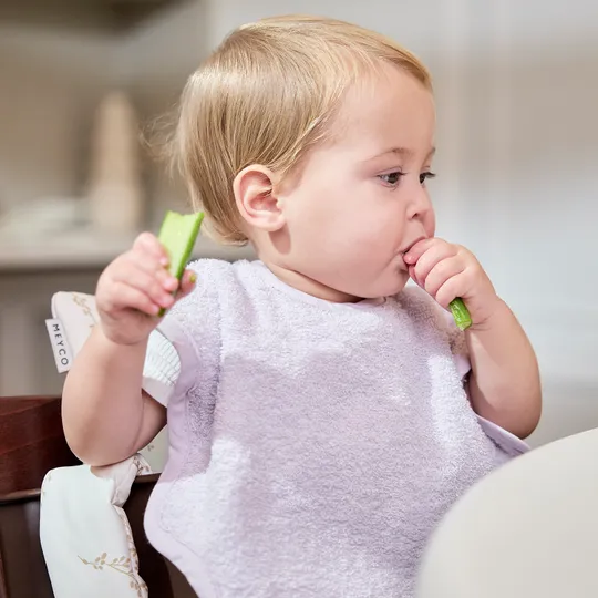 Meyco Baby Wavy Lätzchen Mit Klettverschluss - 2 Stück - Frottee