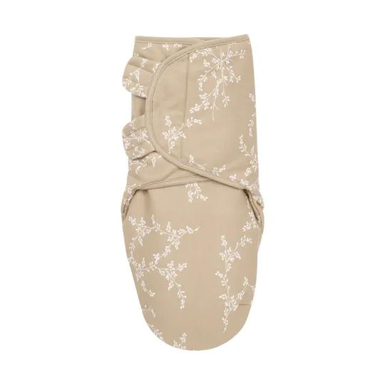 Branches SwaddleMeyco Pucktuch Gefüttert - Sand - 0-3 Monate