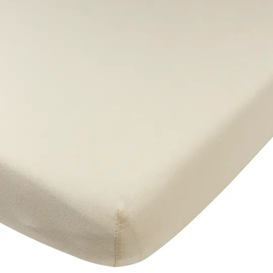 Meyco Baby Uni Hoeslaken Ledikant - 60 x 120 cm - Jersey - Soft Sand