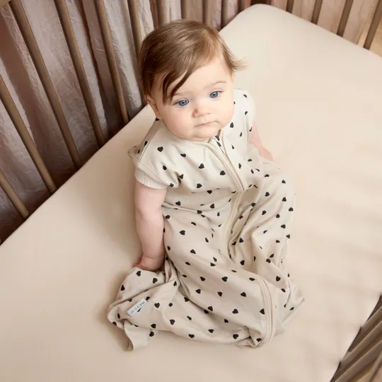 Meyco Baby Uni Spannbettlaken Babybett - 1 Stück - 60 x 120 cm - Jersey