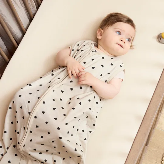 Meyco Baby Uni Spannbettlaken Babybett - 2 Stück - 60 x 120 cm - Jersey