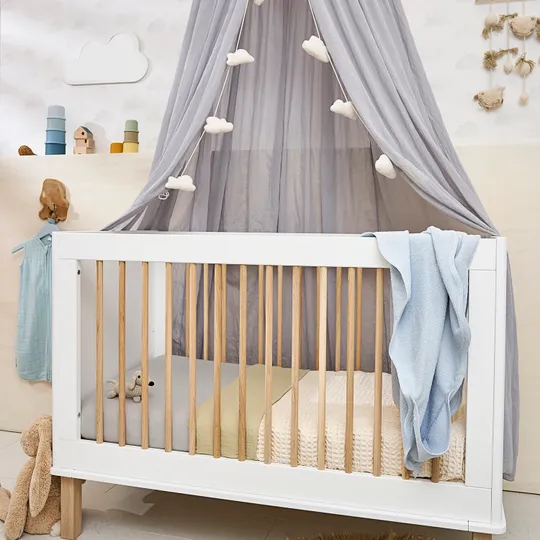 Meyco Baby Hydrophiles Bettlaken – Uni – Soft Olive– 100 x 150 cm