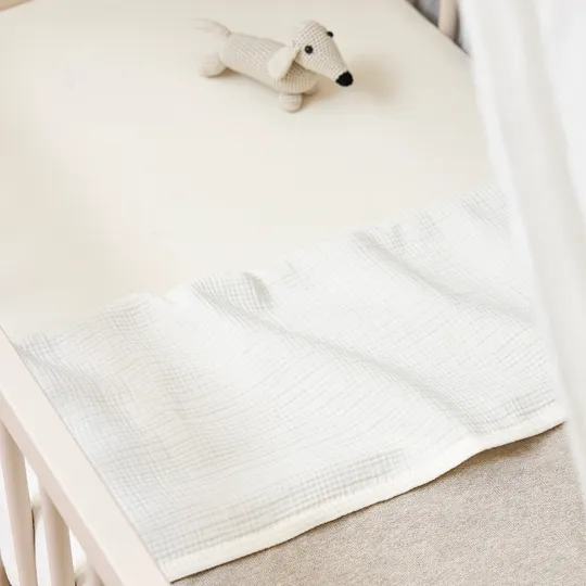 Meyco Baby Uni Spannbettlaken Babybett - 2 Stück - 60 x 120 cm - Jersey