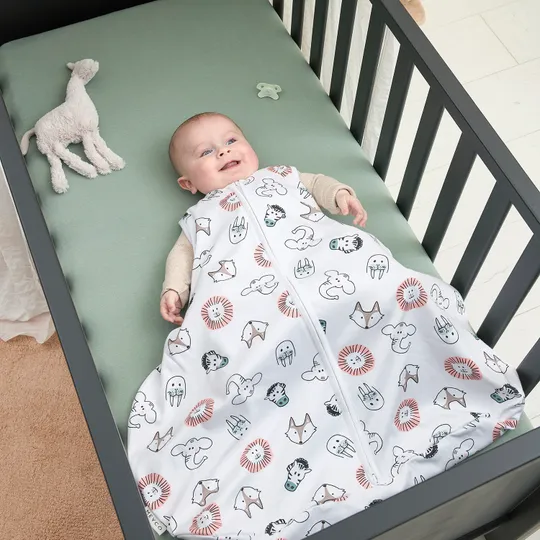 Meyco Baby Animal Baby Schlafsack Hüftdysplasie - Multicolour - 70cm