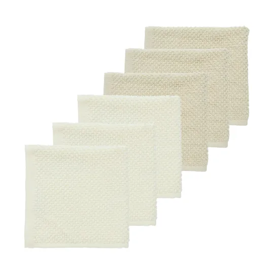 Meyco Baby Mundtücher - Popcorn - 6 Stück - 30 x 30 cm