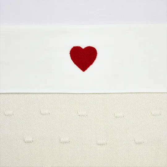 Meyco Sweet Heart Kinderbettlaken - 100 x 150 cm - Rot