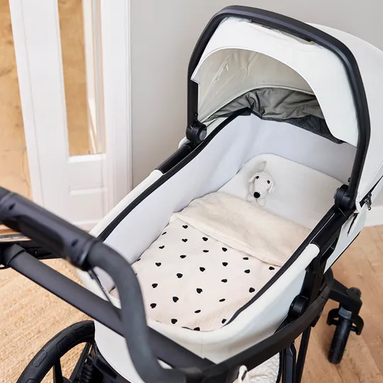 Meyco Baby Babydecke - Sweet Heart - 75 x 100 cm - Pre-Washed Hydrophil - Soft Sand