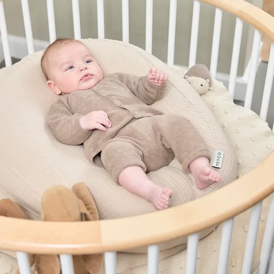 Meyco Baby Uni Relaxbezug Stillkissen - Pre-Washed Hydrophil