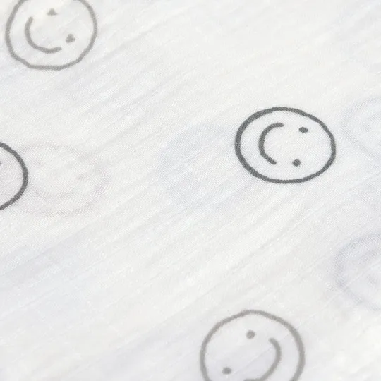 Lässig Swaddle Tuch (3 Stück) 85 x 85 cm - Tiny Smile - Maple