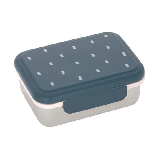Lässig Lunchbox - Stainless Steel - Happy Prints - Midnight Blue
