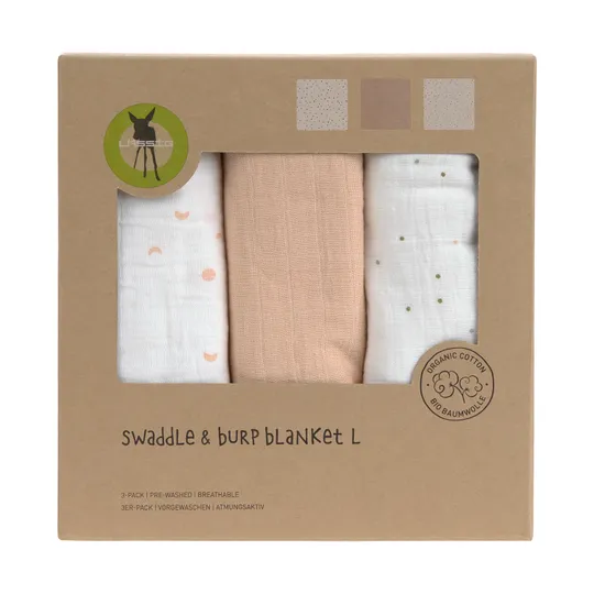 Lassig Multituch Swaddle & Burp L