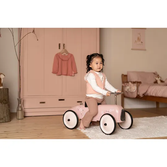 Little Dutch Retro Rutschauto - Essentials - Rosa