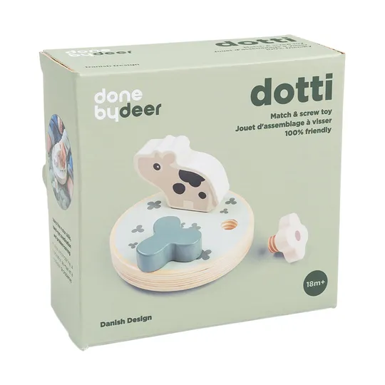 Done By Deer Dotti Steck- & Schraubspielzeug - Colour Mix