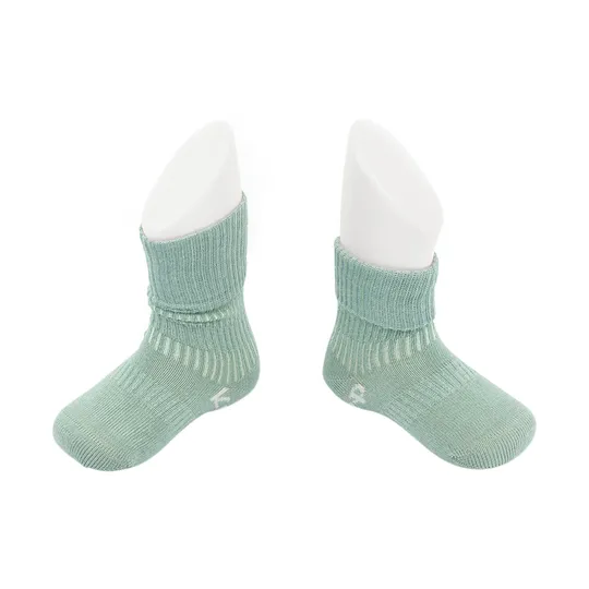 Kipkep Blijf-Sokjes - 2 stuks - 0-6 Mnd - Pale Green