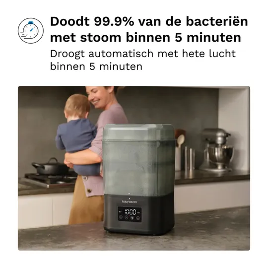 Baby Brezza Sterilisator & Droger - SuperQuick