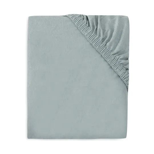 Jollein Spannbettlaken - 70/75 x 140/150 cm - Jersey - Sea Green