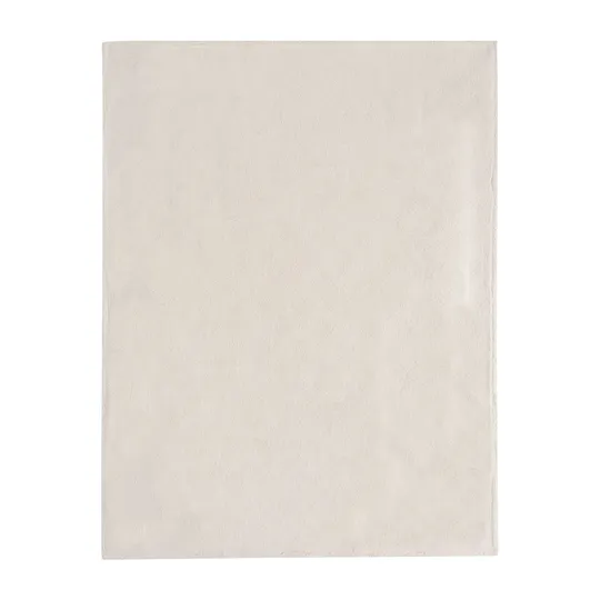 Jollein Check Knit Babydecke 75 x 100 cm - Oatmeal / Teddy Fleece
