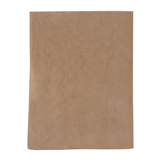Jollein Check Knit Babydecke 75 x 100 cm - Biscuit / Teddy Fleece