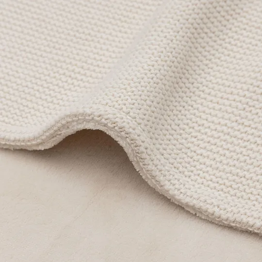 Jollein Decke - Basic Knit - Oatmeal/Samt