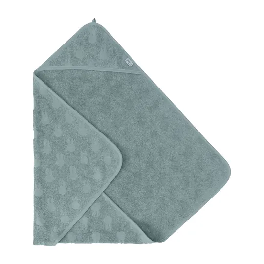 Jollein Miffy Jacquard Badecape 75x75cm Frottee - Sea Green