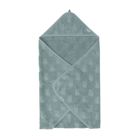 Jollein Miffy Jacquard Badecape 75x75cm Frottee - Sea Green