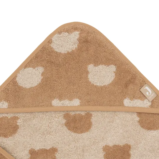 Jollein Frottee-Badecape - Jacquard Flower