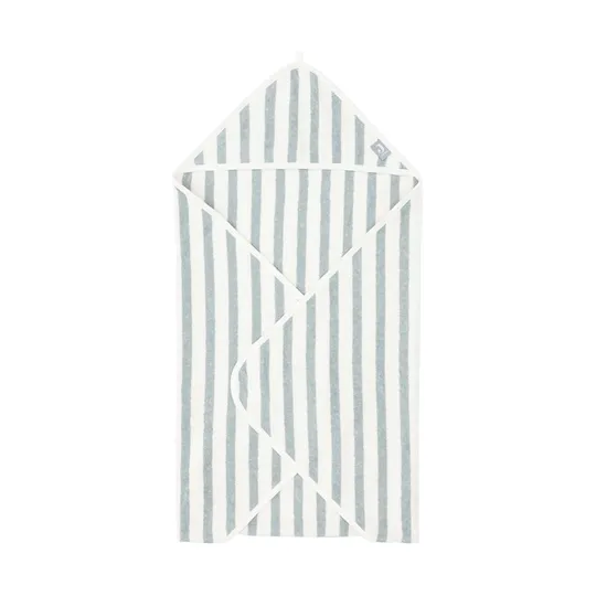 Jollein Badecape - 75 x 75 cm - Stripe Terry Sea Green GOTS