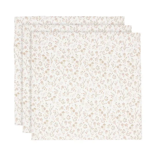 Jollein Hydrophiles Tuch - Klein - 3 Stück - 70 x 70 cm