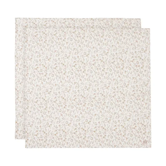 Jollein Hydrophiles Tuch - Groß - 2 Stück - 115 x 115 cm