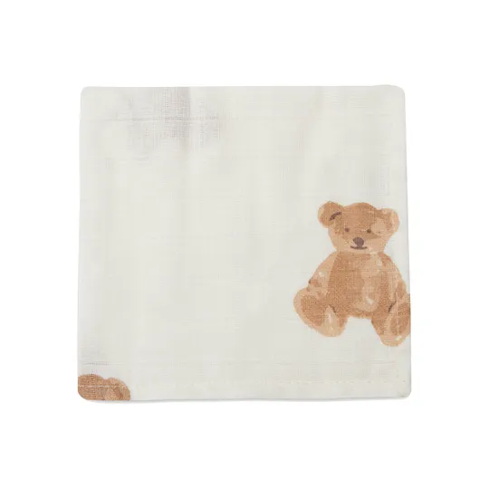 Jollein Teddy Bear Hydrophiles Mundtuch 3 Stück