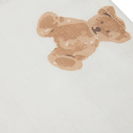 Jollein Teddy Bear Hydrophiles Mundtuch 3 Stück
