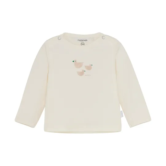 Noppies Noam Shirt Langarm - Egret