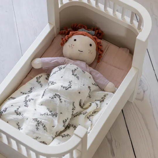 Sebra Puppenbett inkl. Matratze - Classic White