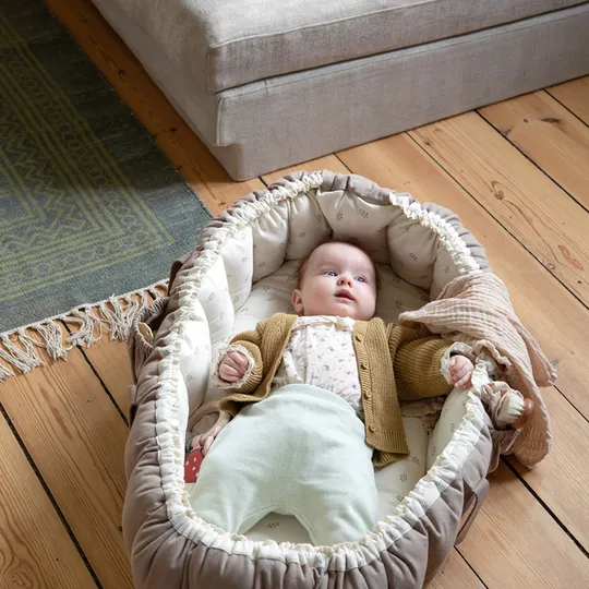 Sebra Spannbettlaken - Babynest Bedwetting Sheet - Moonlight Beige