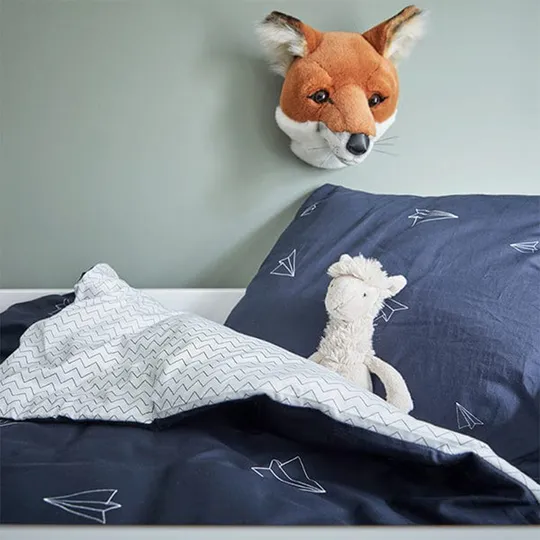 LIFETIME Kidsrooms Dekbedovertrek - Paperflight - 140x200 cm