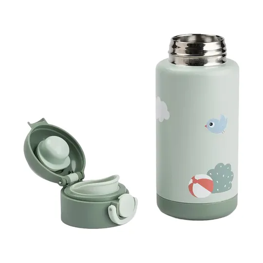 Done by Deer Thermoflasche- Playground - Grün - 340 ml