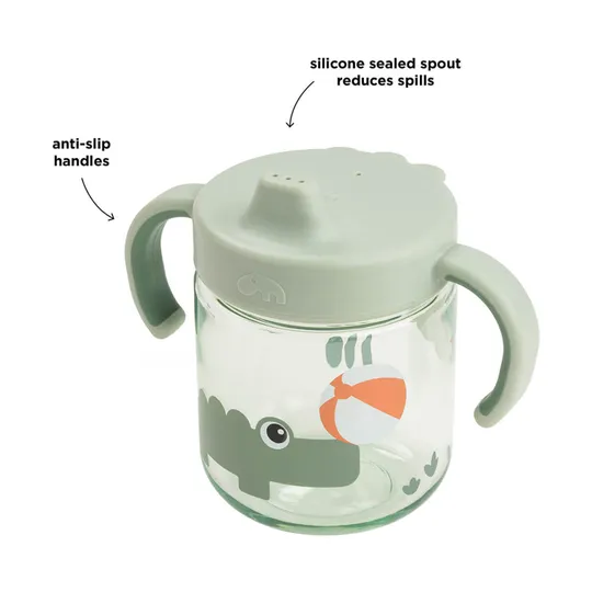 Done By Deer Playground Trinklernbecher - Green