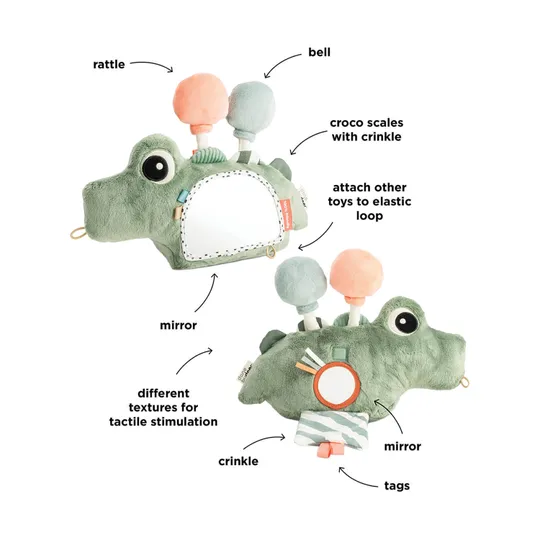 Done By Deer Bodenspiegel - Croco - Green