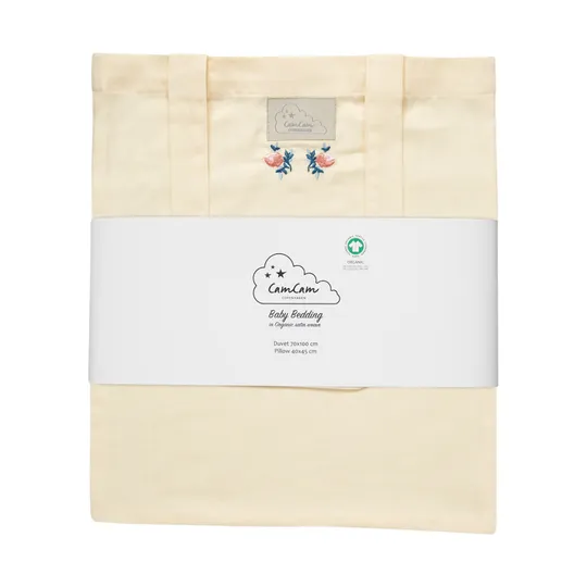 Cam Cam Copenhagen Bettbezug Bestickt - 70 x 100 cm - GOTS - Berries