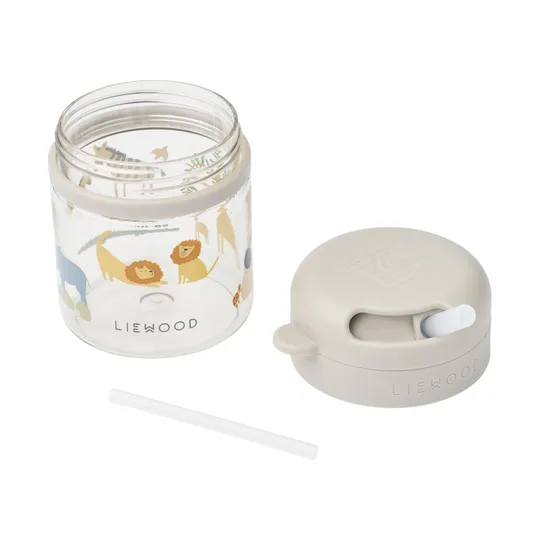 Liewood Pavia Tritan Strohhalmbecher 280 ml - All Together / Sandy