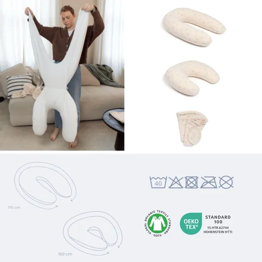 Doomoo Stillkissen Twisty 2in1