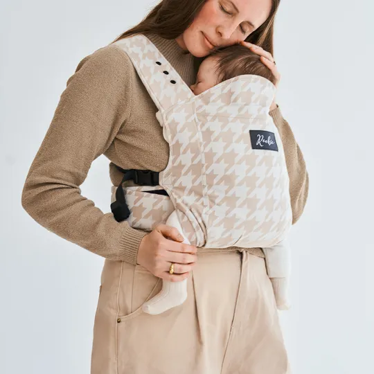 Rookie X HT Premium Babytrage - Houndstooth Beige