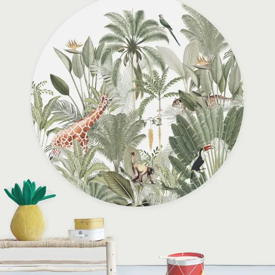 Creative Lab Amsterdam Tapetenkreis - Into The Wild - Ø 142,5 cm